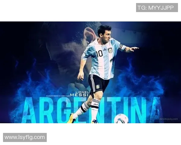 梅西足球明星手绘海报展现传奇风采与激情瞬间